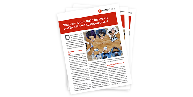 Why Low-code Is Right for Mobile and Web Front-End Development