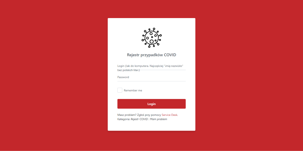 Figure 5 : COVID-19 reporting tool