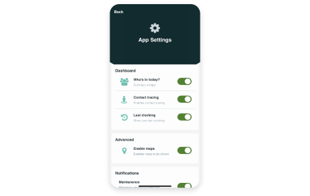 Figure 6 : BundyPlus workforce tracking mobile app