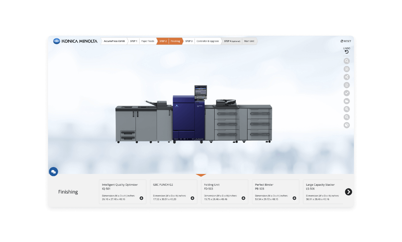 Figure 4 : Konica-Minolta App