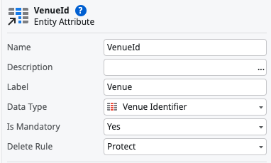 venue id attribute