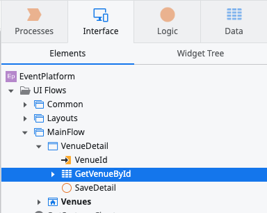 get venue by id aggregate
