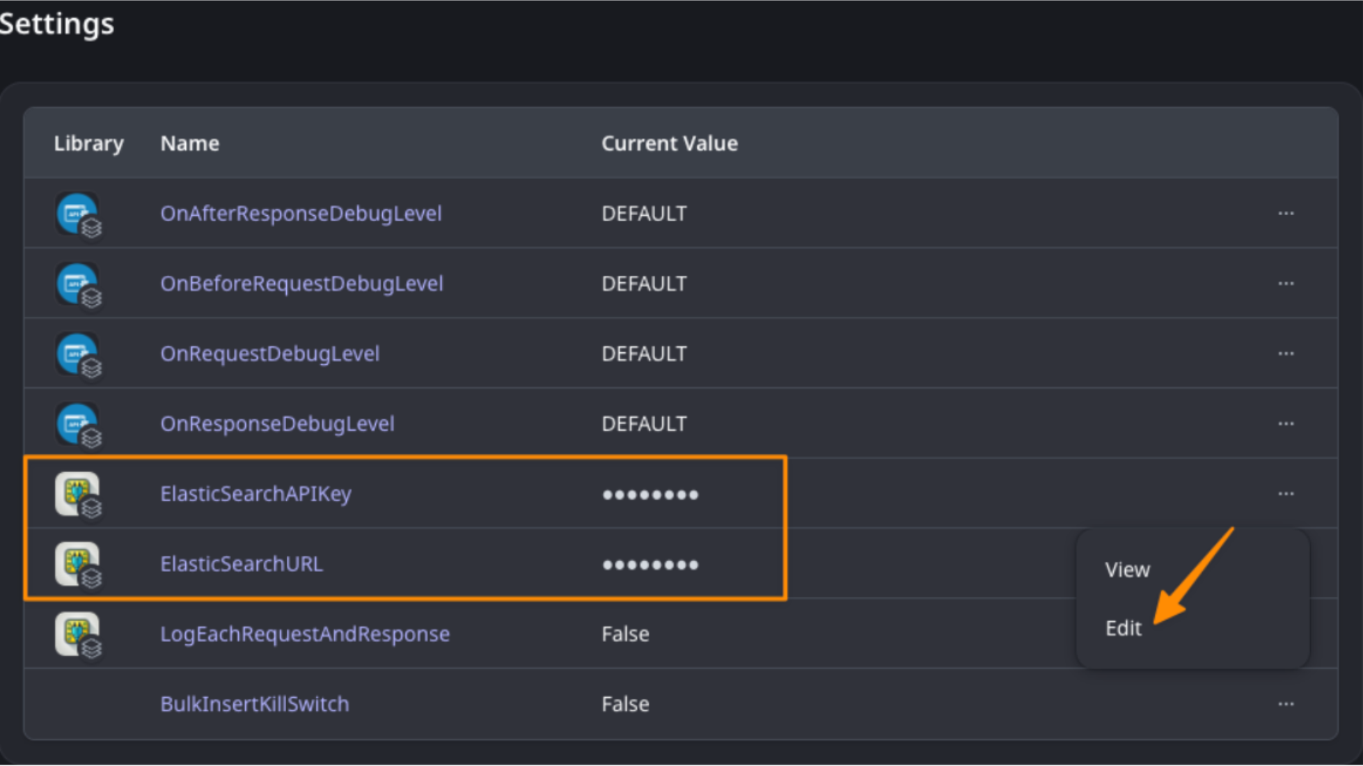 odc app settings