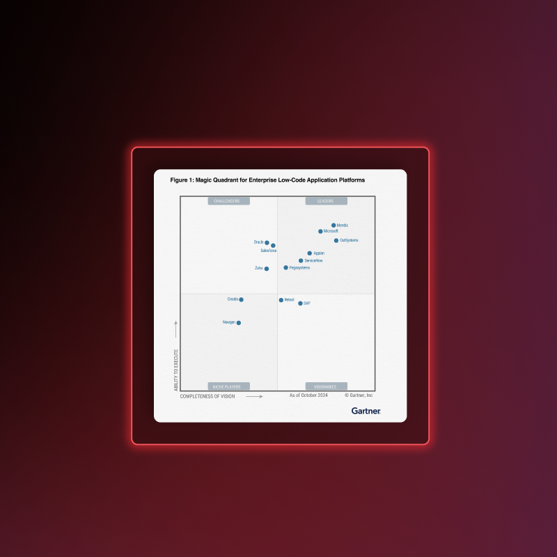 Recognized Again: OutSystems in the Gartner® Magic Quadrant™