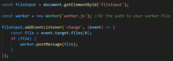 file input