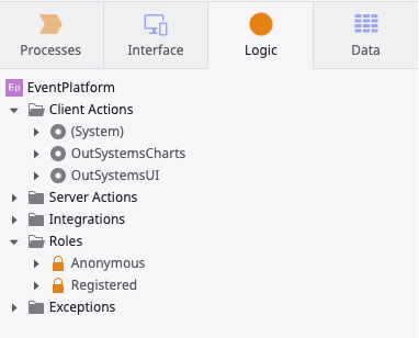 client action login tab