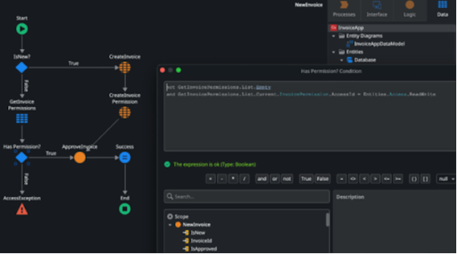outsystems code example