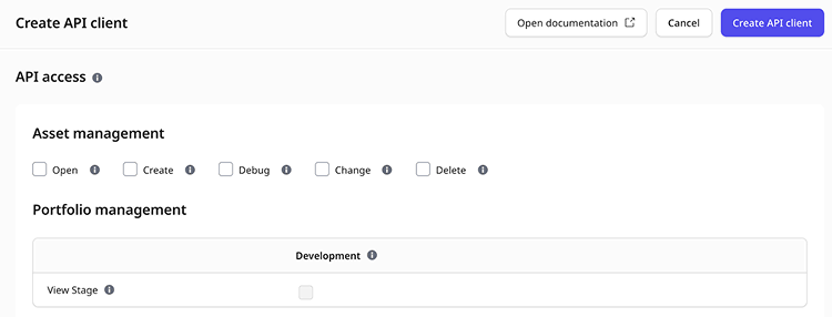 create api client
