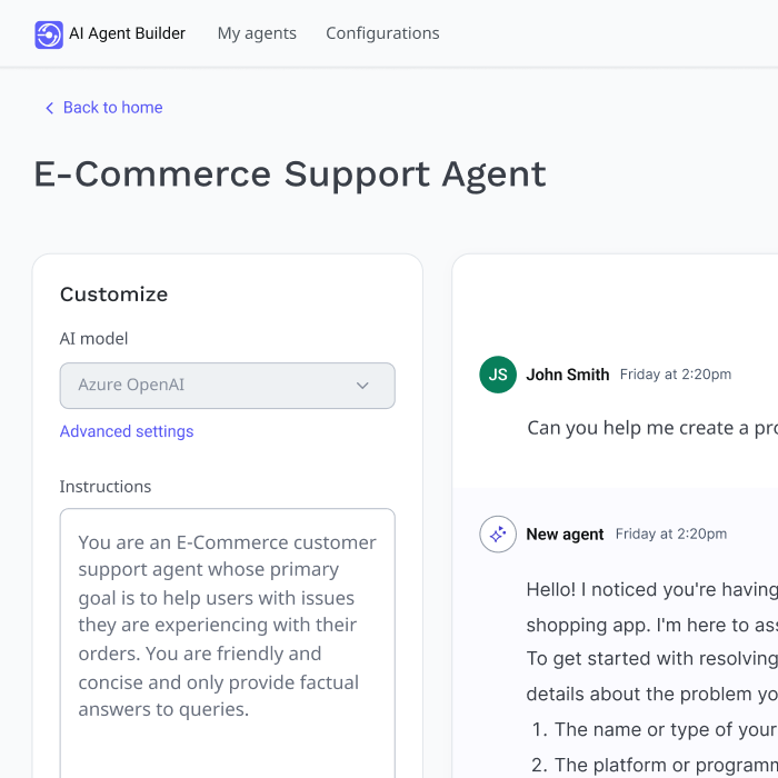 Go agentic with OutSystems AI Agent Builder