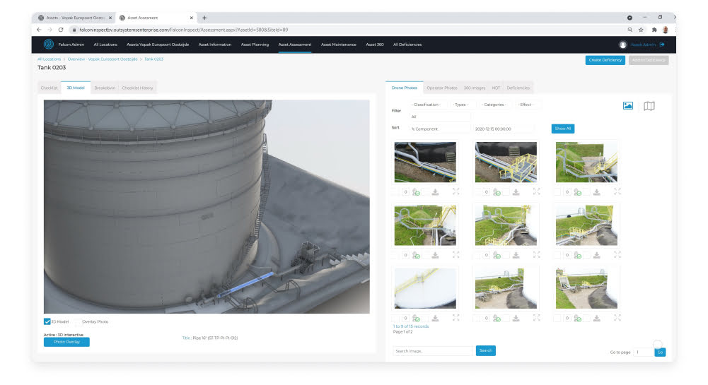 Figure 3 : Asset Assessment 3D Model