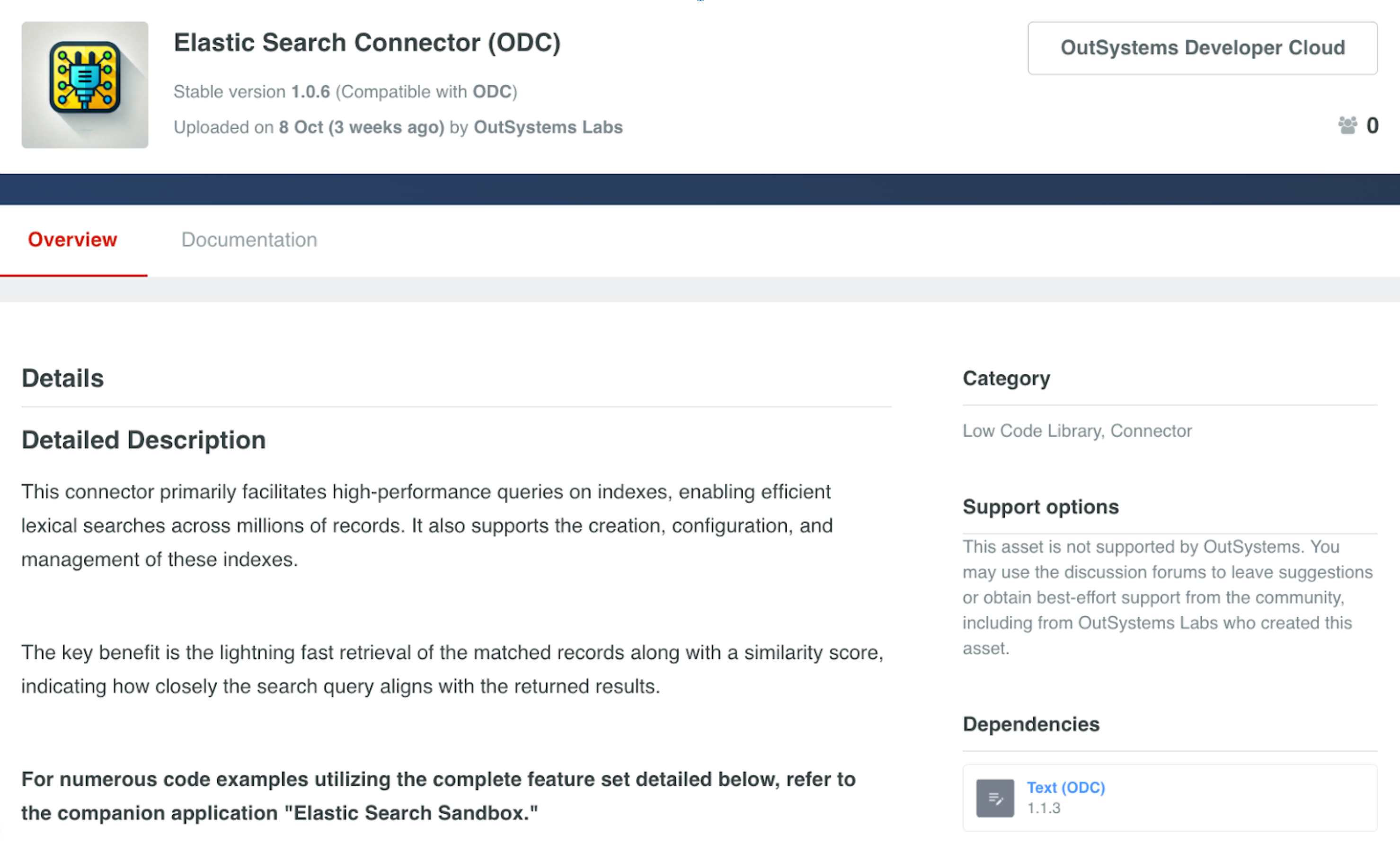elastic cloud connector in forge