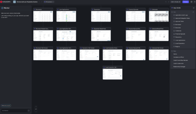 mentor app generation