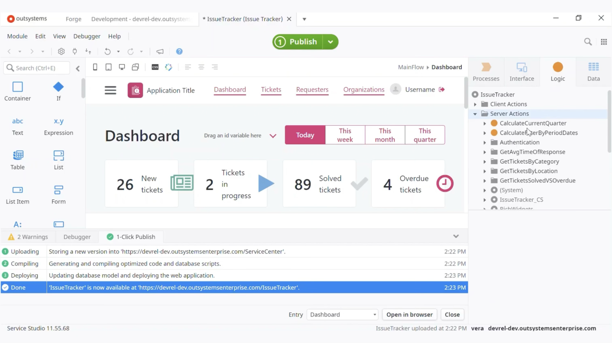 outsystems ai agent development platform