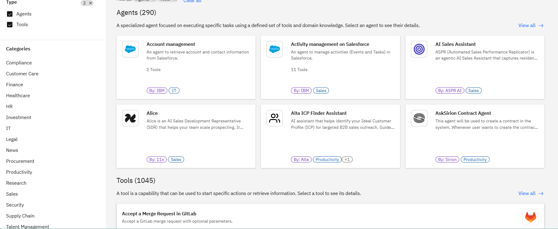 IBM watsonx orchestrate