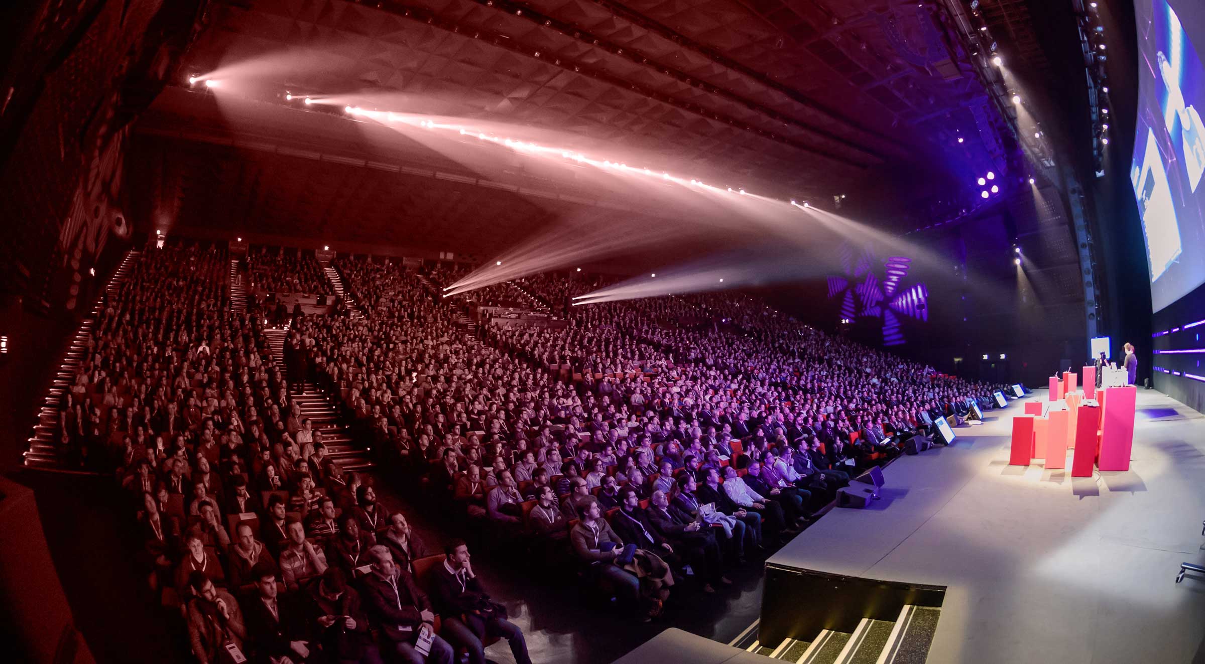 [background image] image of stage with seating (for an author & writer)