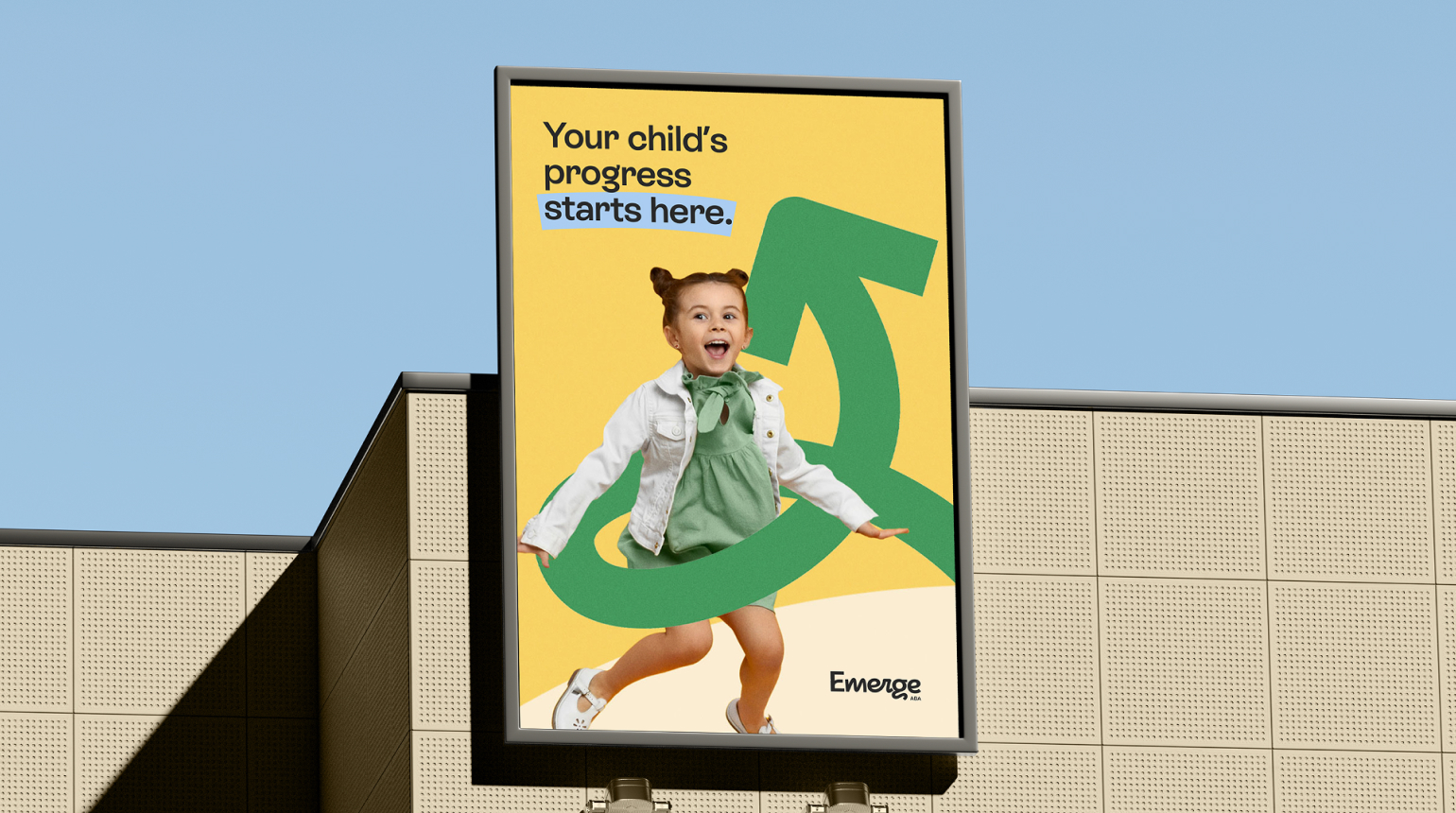 Family-Centered ABA Therapy Brand Identity for Emerge ABA by day3