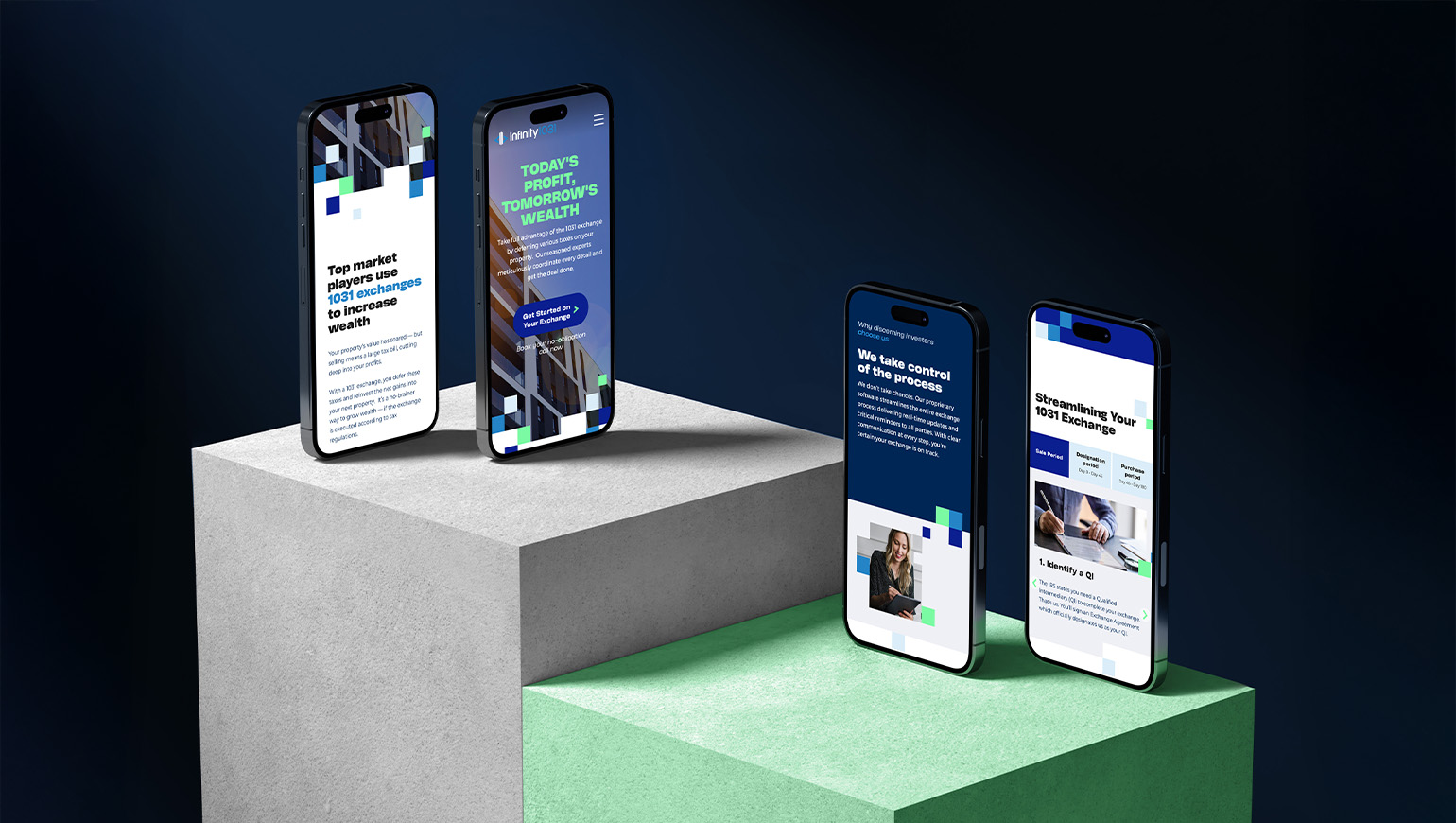 Sophisticated Real Estate Website for Infinity1031