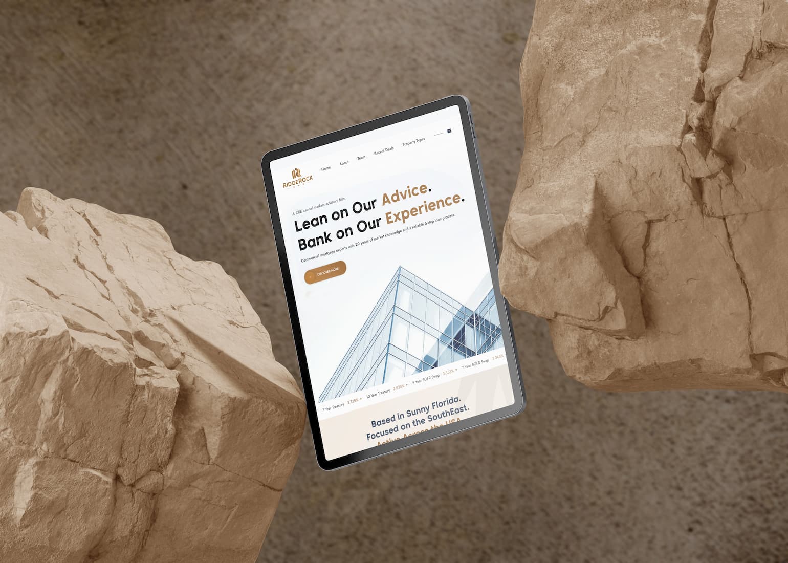 Premium Logo & Branding for a Boutique Commercial Mortgage Broker - RidgeRockAMG by day3