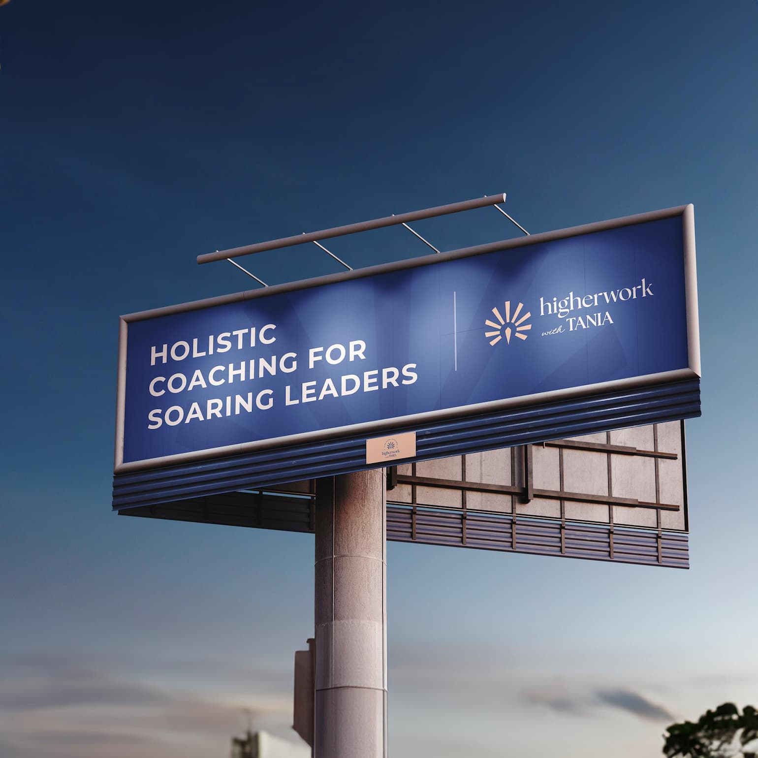 Corporate Coaching Brand Identity Project for higherwork by day3