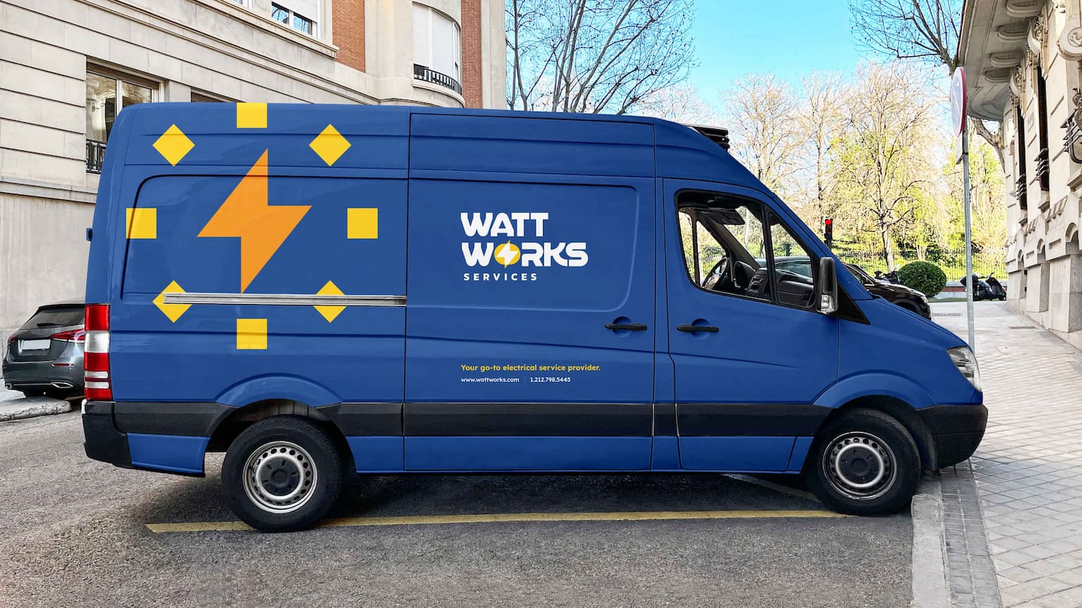 Construction and Electrician Logo and Branding by day3 for WattWorks