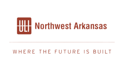ULI Northwest Arkansas logo with the tagline 'Where the Future is Built' in red text.