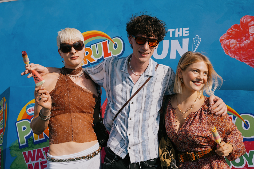 A man running in the sunlight