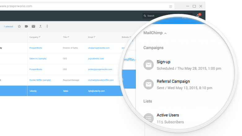 next email campaigns in copper crm