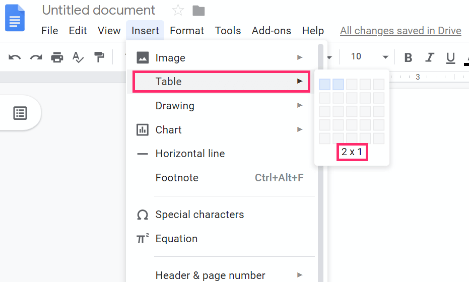 inserting table in gmail signature