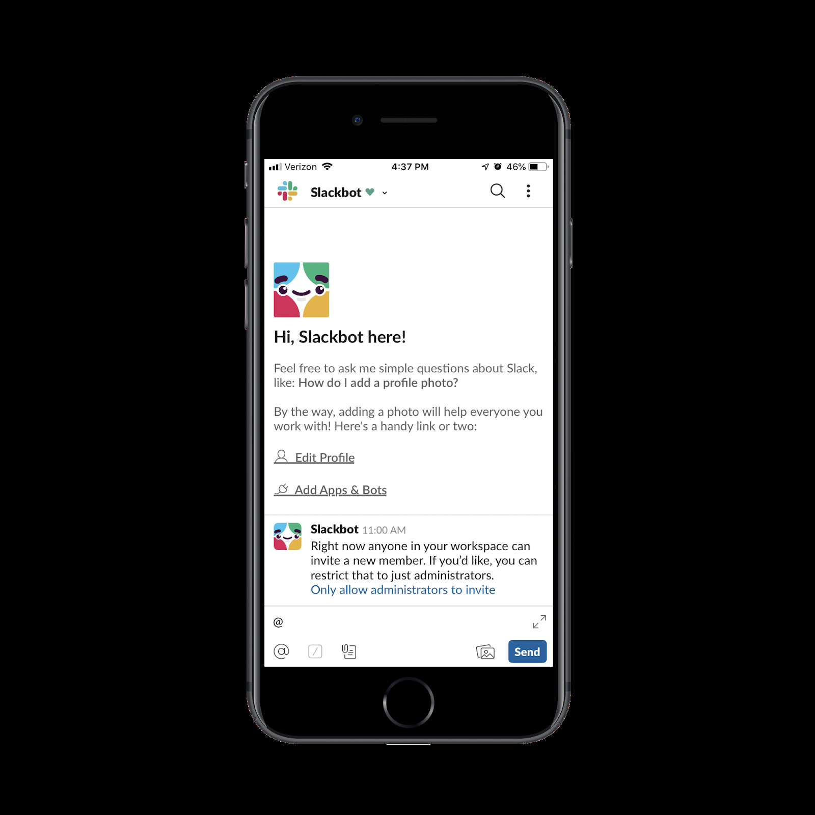 slack mobile app