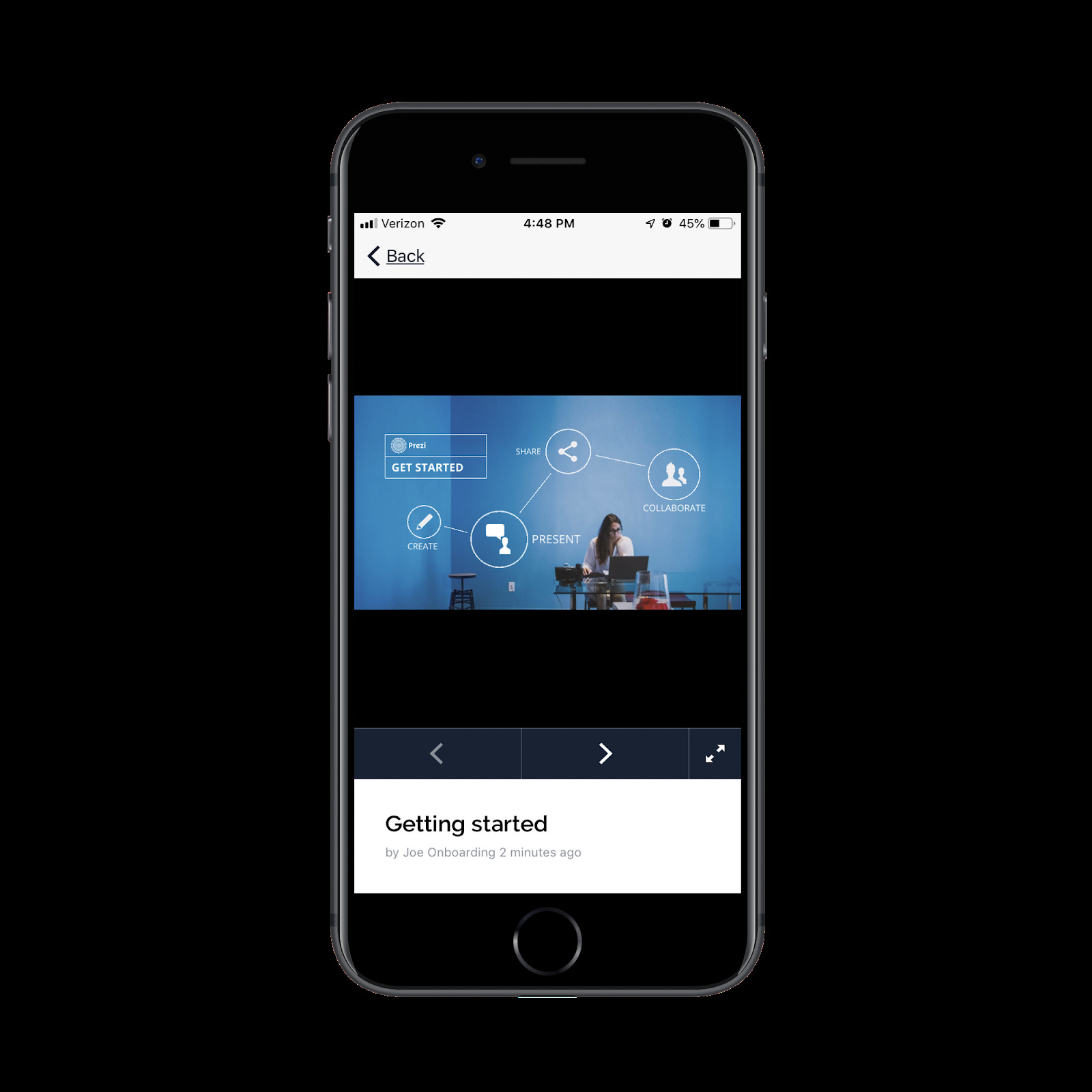 prezi mobile app
