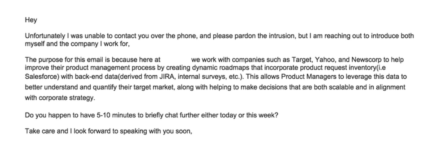 an apologetic sales email that won't help you convert