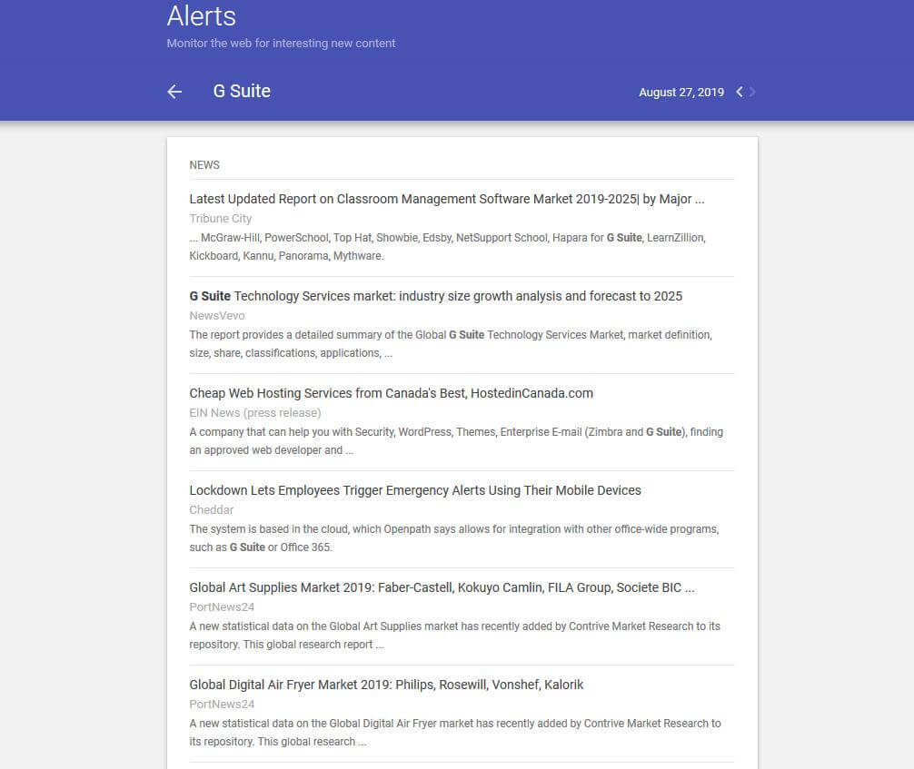how to build rapport with clients using google alerts