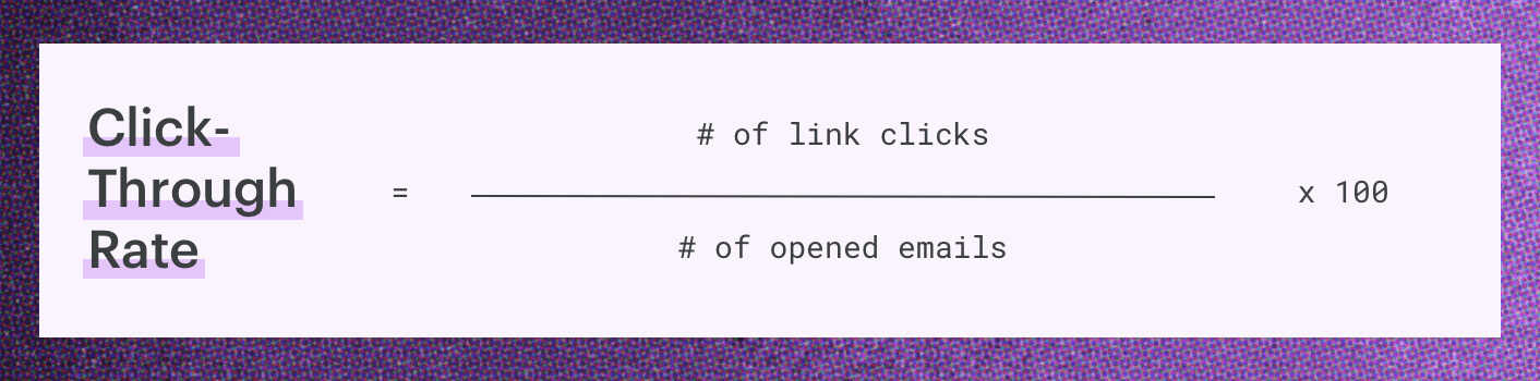 click-through rate calculation