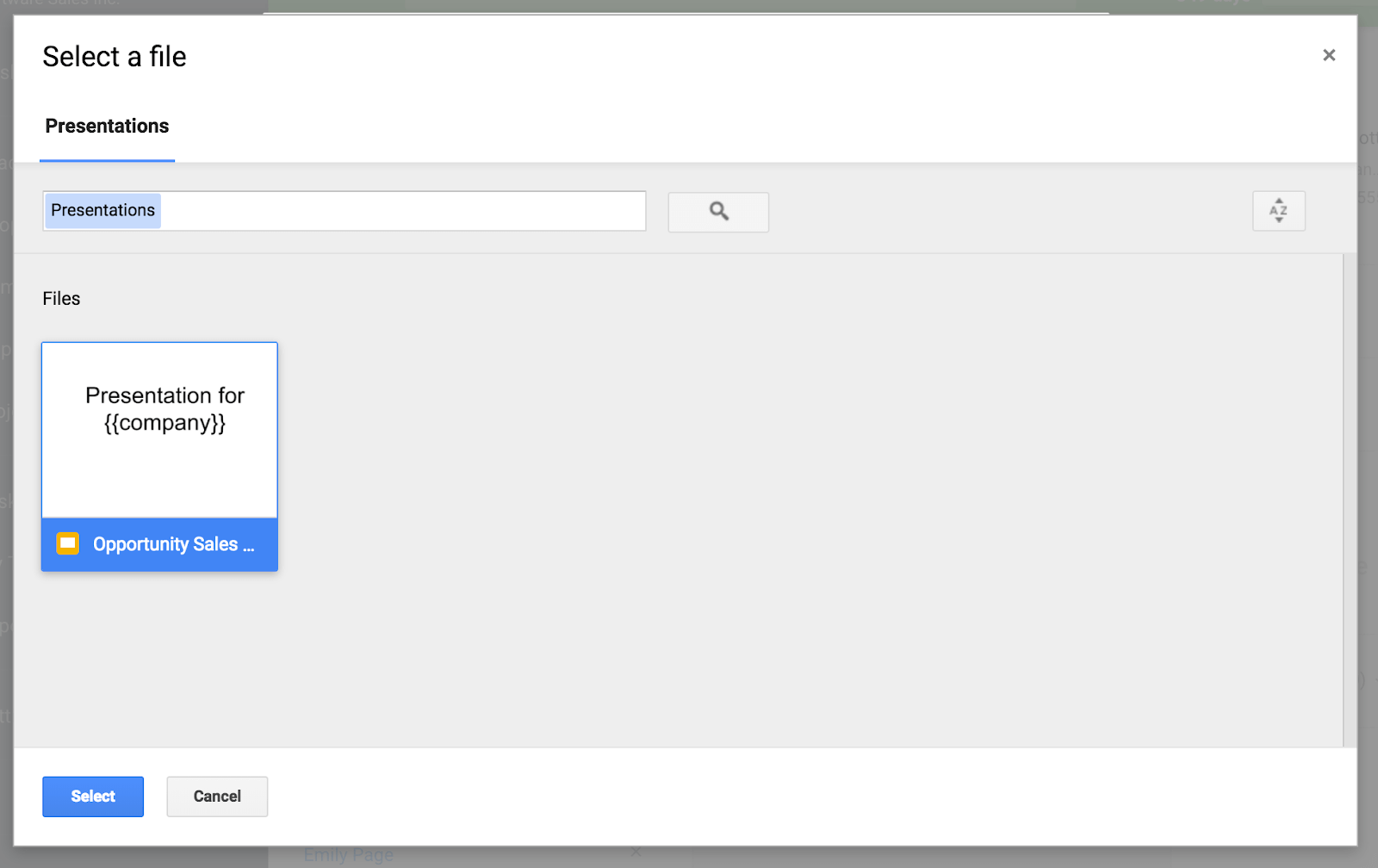 browsing google drive