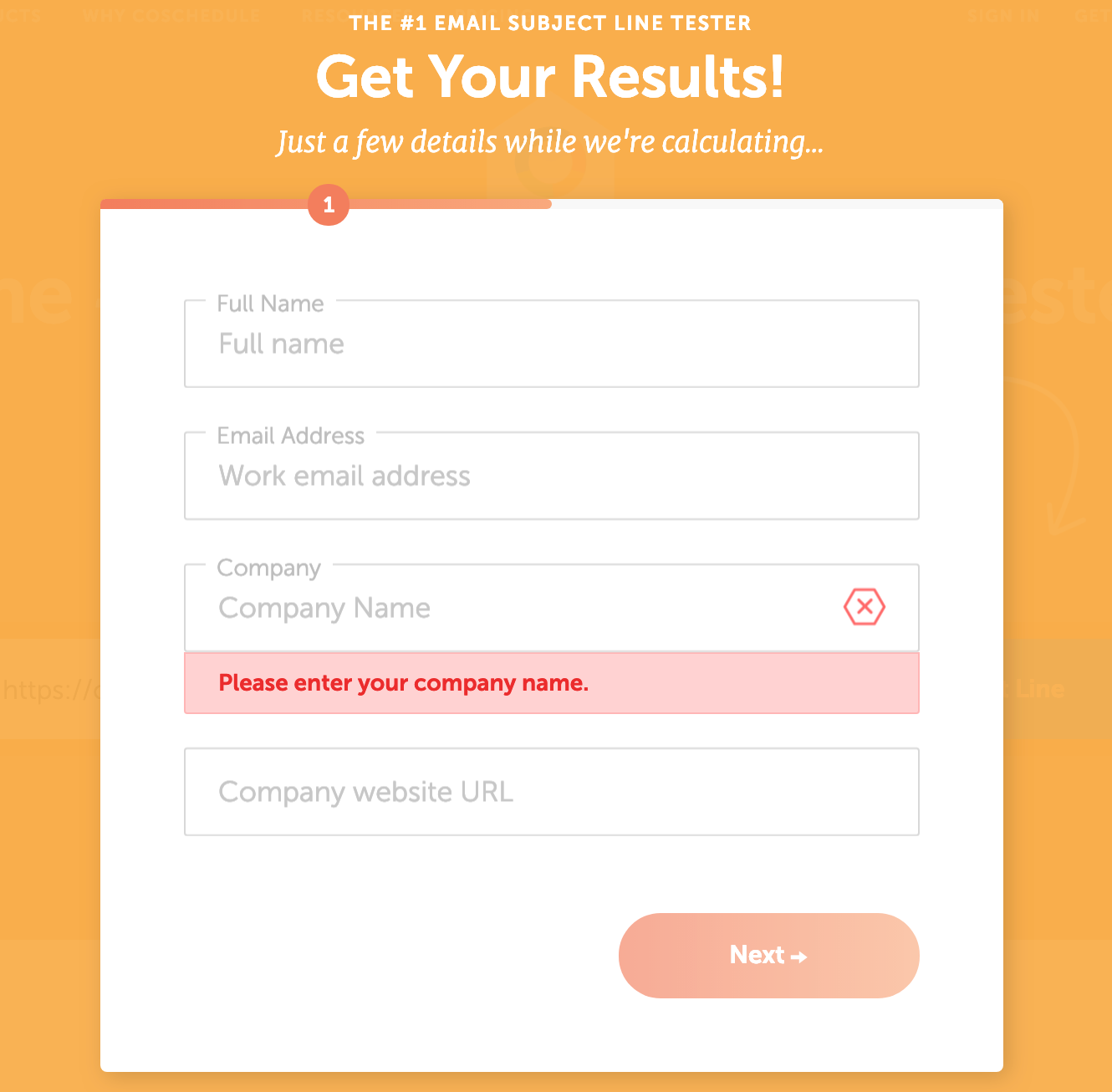 coschedule's information gathering in funnel.