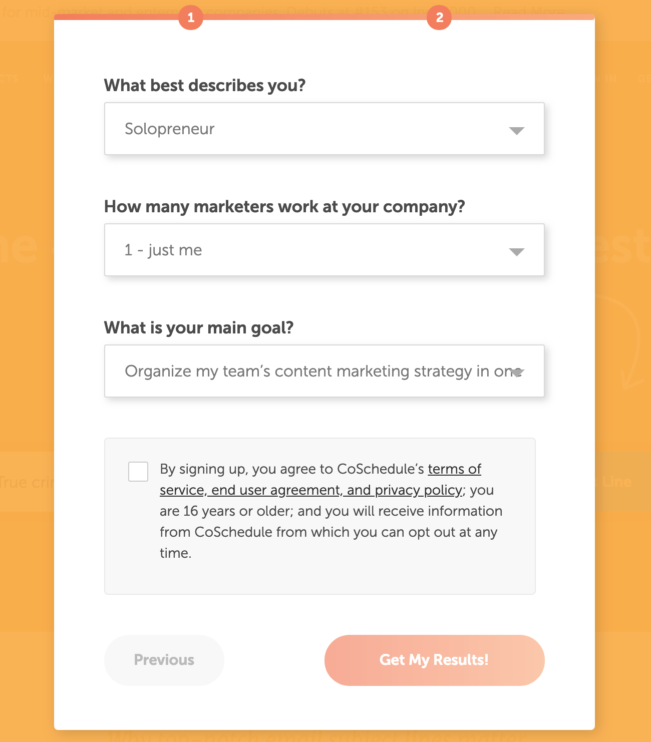 coschedule makes you fill out a form.