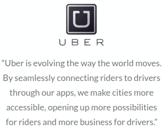 uber mission statement
