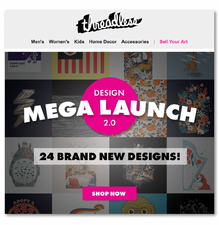 threadless email