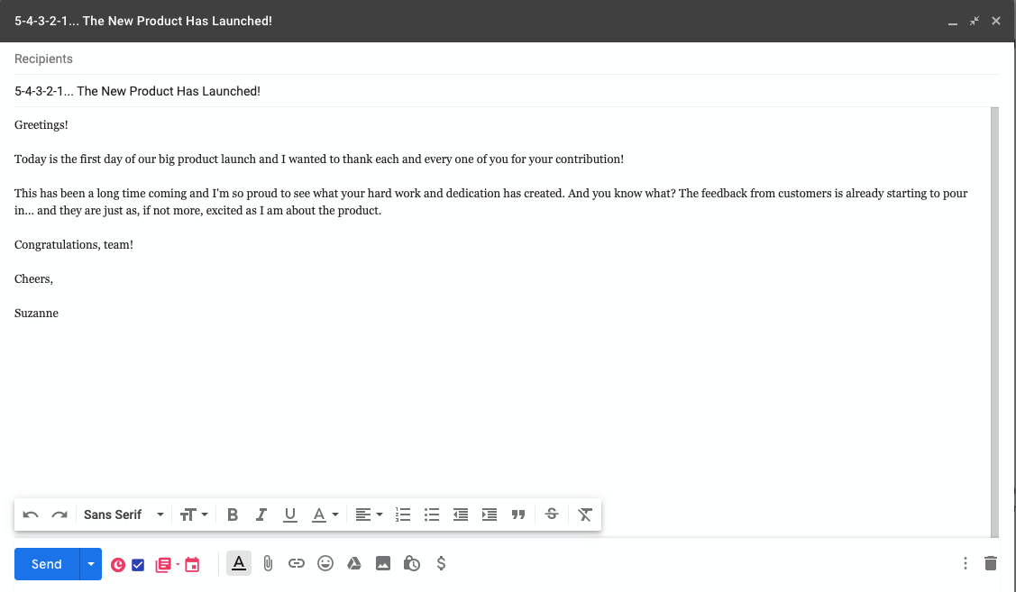 Gmail New Message