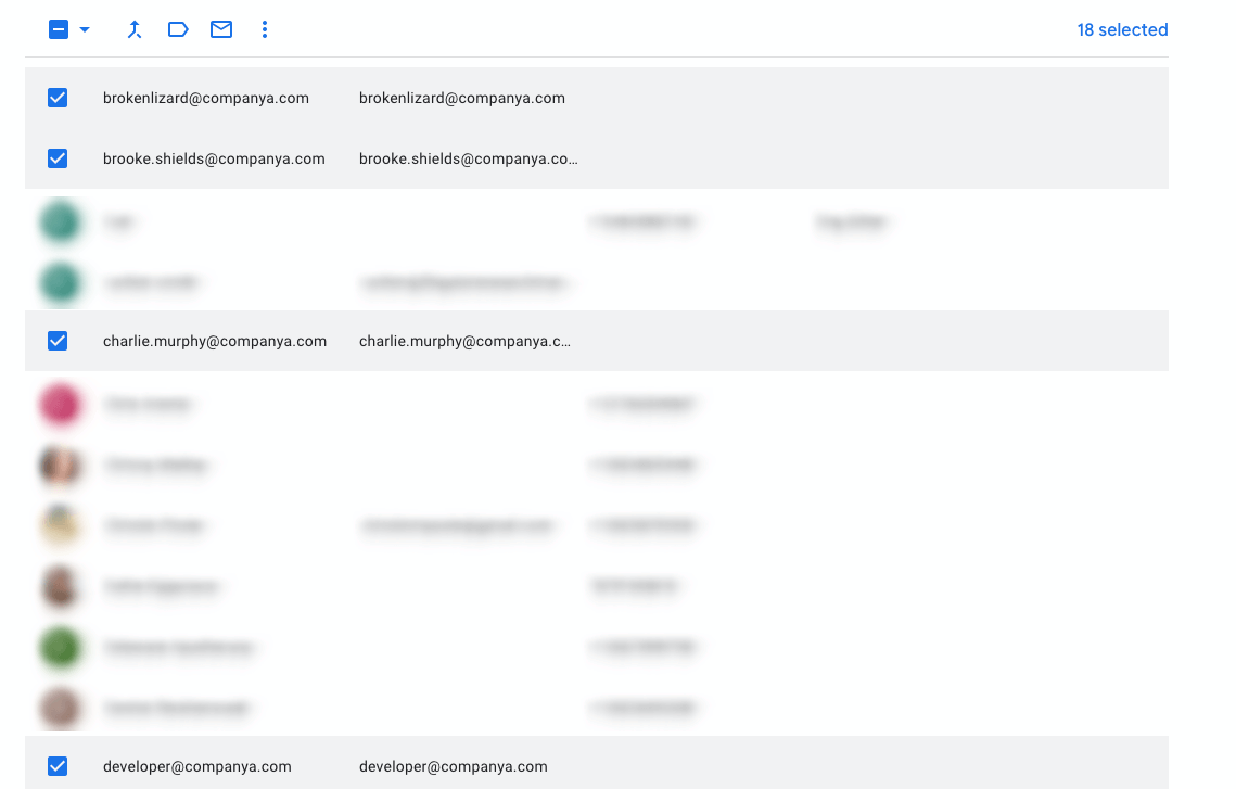 Distribution List