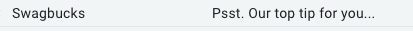 Swagbucks clickbait subject line