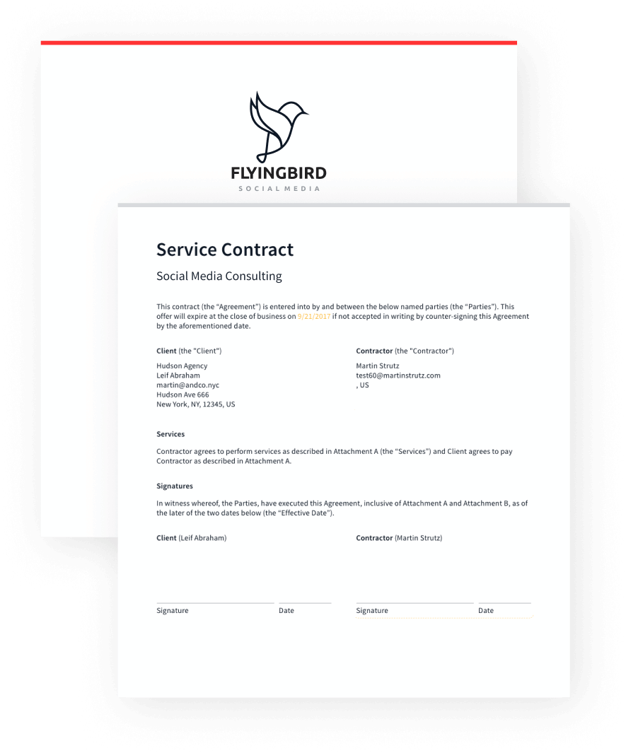 contract generator for consultants