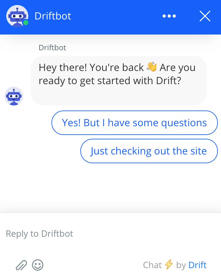 drift chatbot