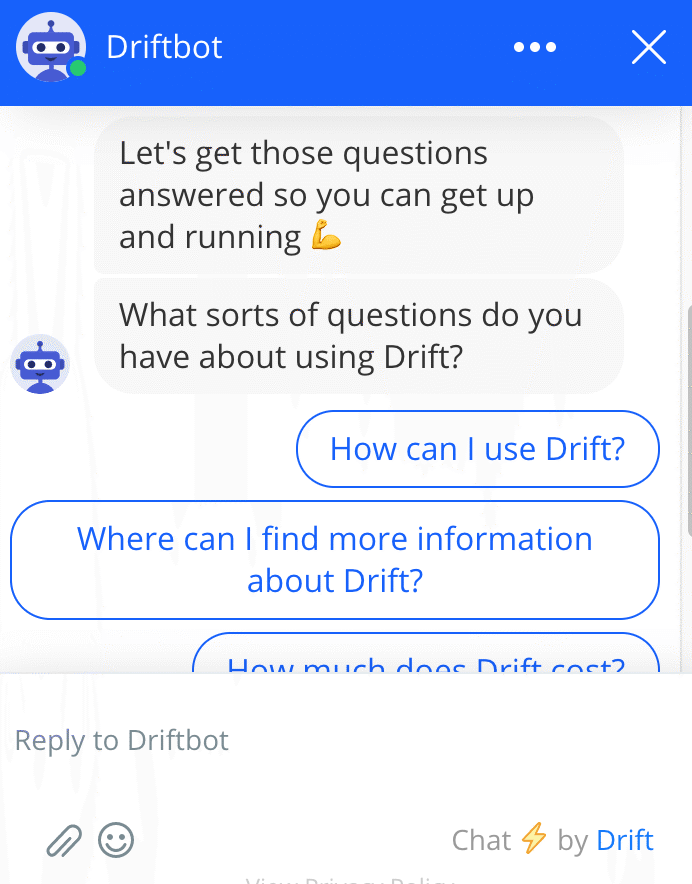 chatbox example for small businesses