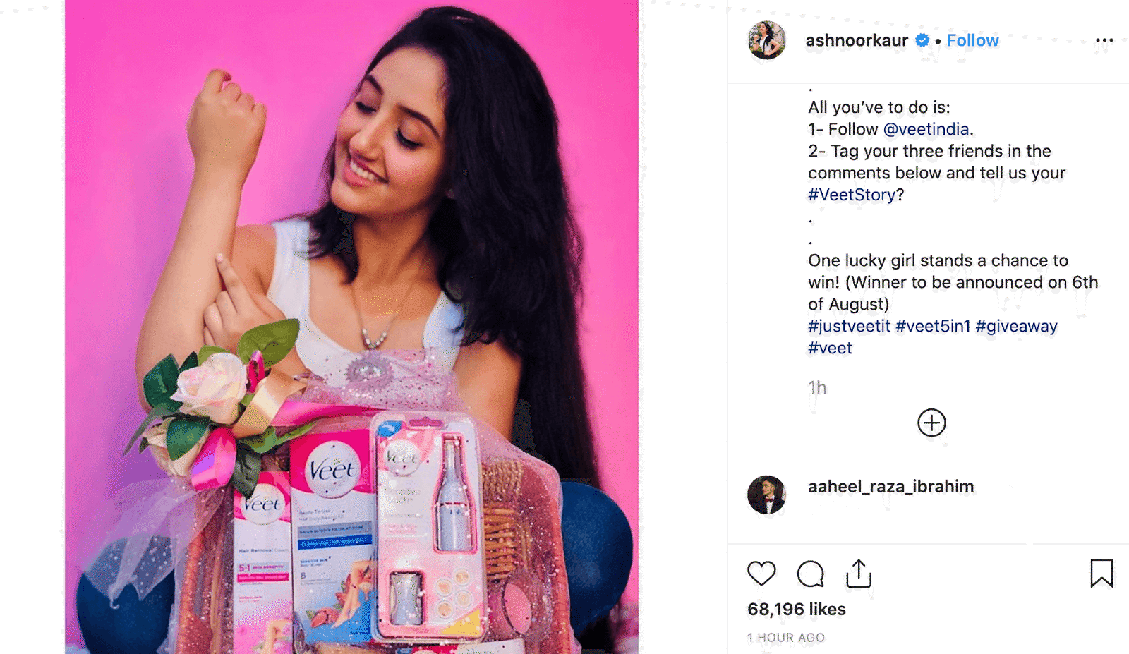 instagram contest example for small businesses