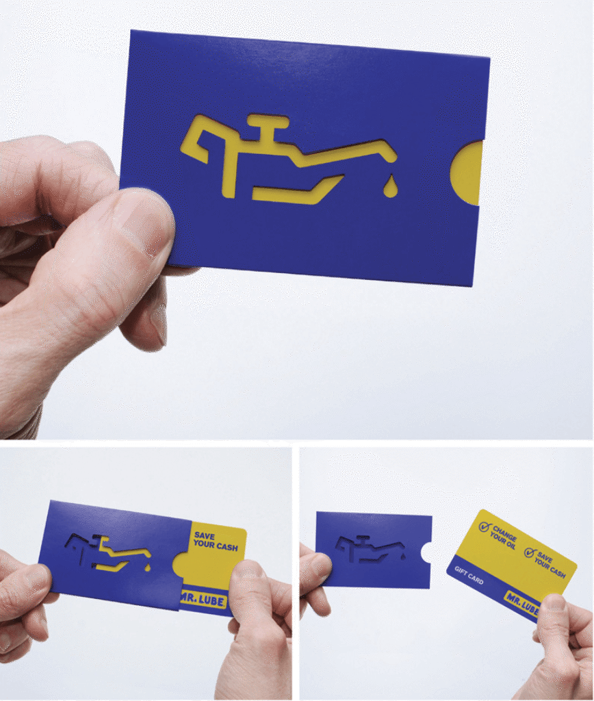 lead gen direct mail example by mr. lube