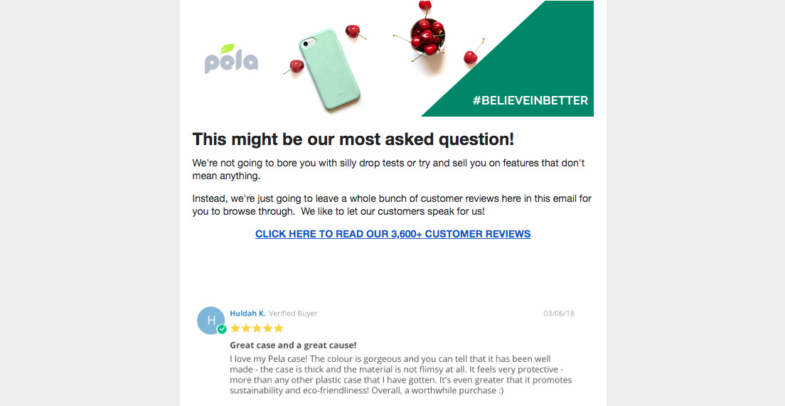 pela case transactional selling example