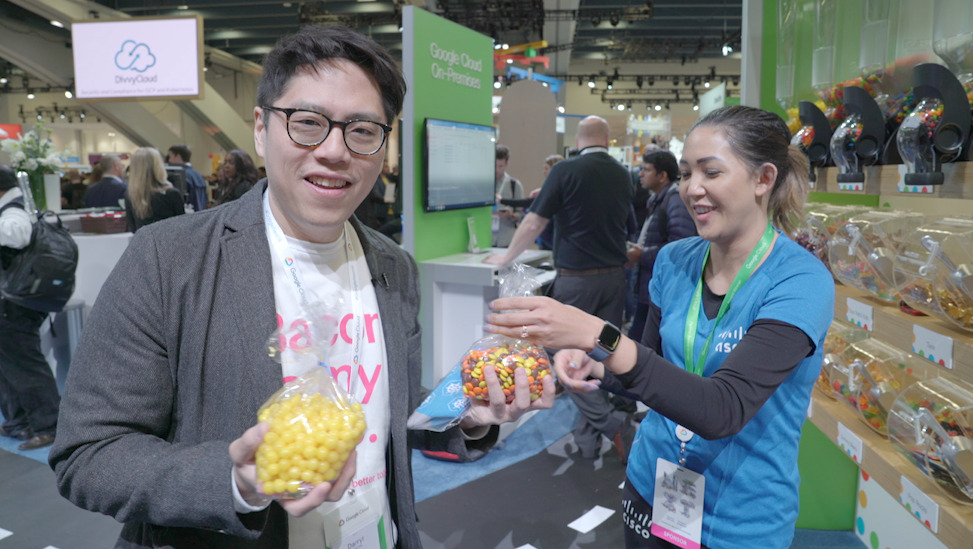 google next 2019 candy station