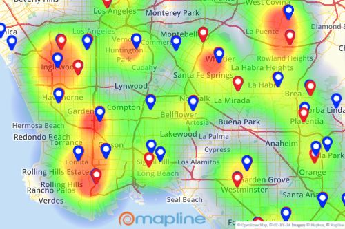 Mapline map