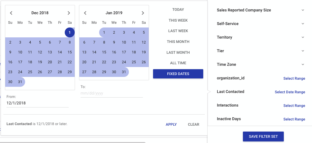 last contacted date in copper crm